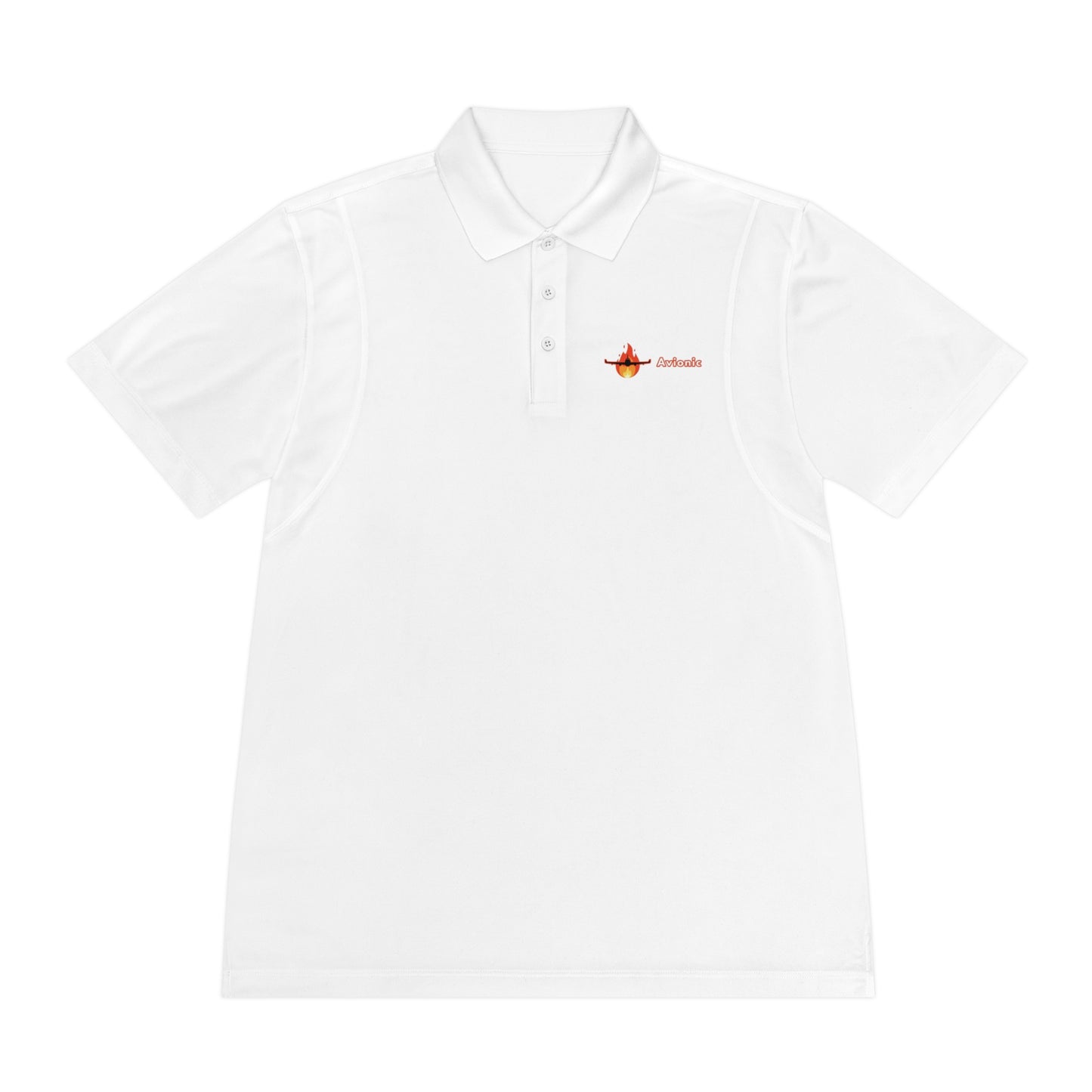 Men's Avionic Text Logo Polo