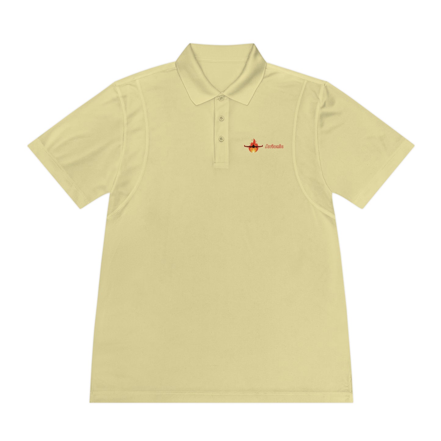 Men's Avionic Text Logo Polo